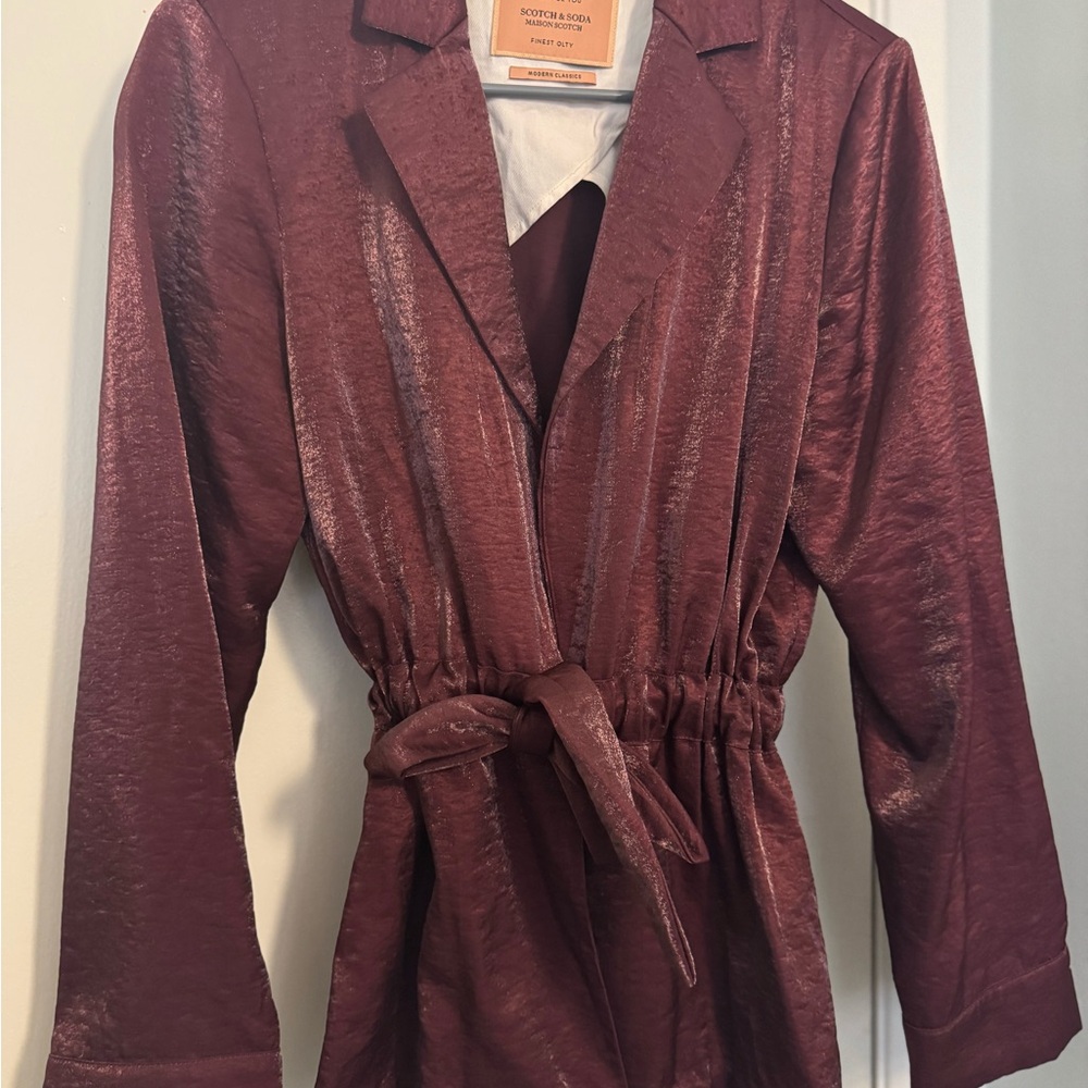 Scotch & Soda Women's Tie Waist Blazer